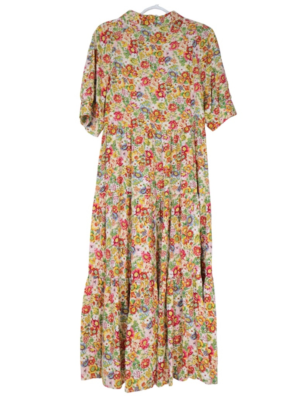 Natural Life Floral High Low Maxi Dress M Multicolor Boho - Picture 3 of 7